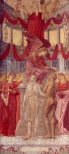 The Temple of Love by Edward Burne-Jones, hand-painted oil painting reproduction