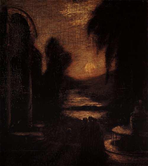 The Temple of the Mind by Albert Pinkham Ryder, hand-painted oil reproduction
