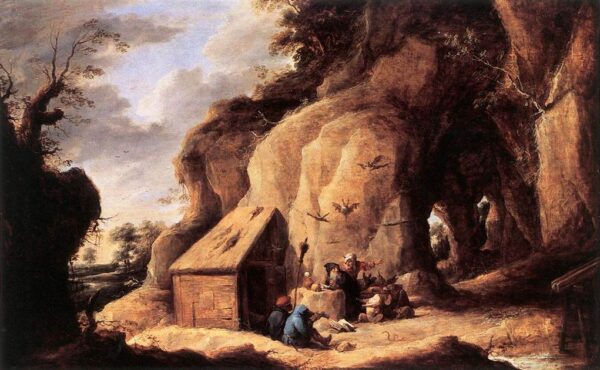 The Temptation of St. Anthony by David Teniers the Younger, hand-painted oil painting reproduction