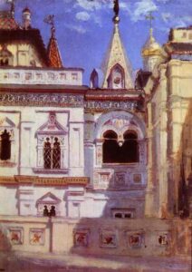 The Teremny Palace by Vasiliy Polenov, hand-painted oil painting reproduction