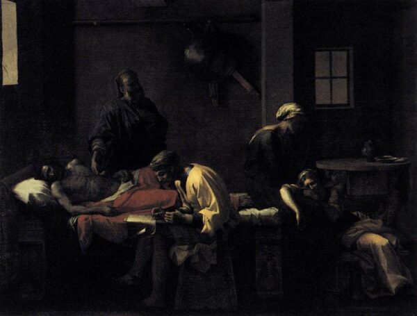The Testament of Eudamidas by Nicolas Poussin, hand-painted oil painting reproduction