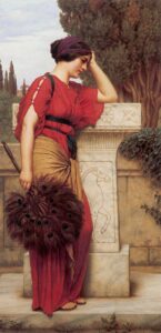 The Thinker by John William Godward, hand-painted oil painting reproduction