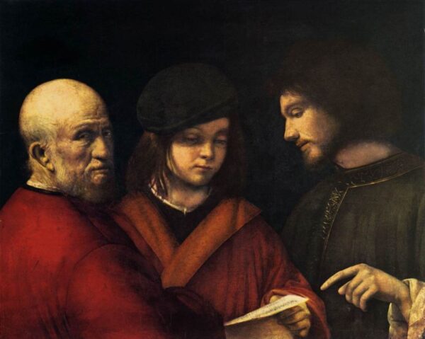 The Three Ages by Giorgione, hand-painted oil painting reproduction