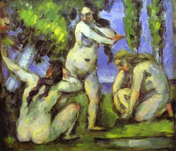 The Three Bathers by Paul Cézanne, hand-painted oil painting reproduction