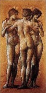 The Three Graces by Edward Burne-Jones, hand-painted oil painting reproduction