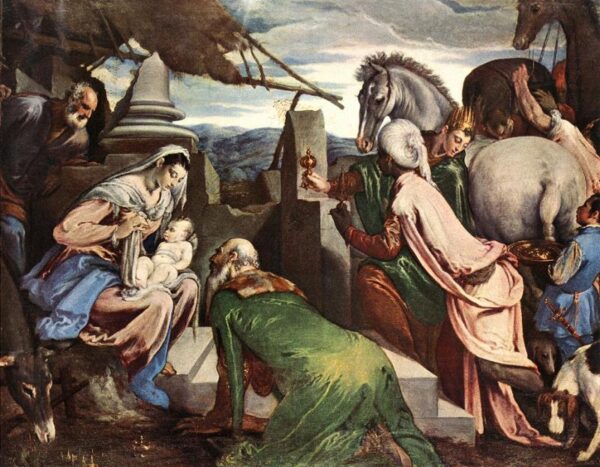 The Three Magi by Jacopo Bassano, hand-painted oil painting reproduction
