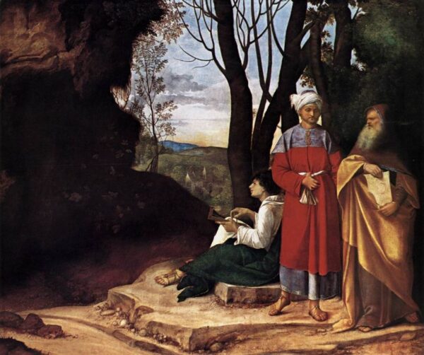The Three Philosophers by Giorgione, hand-painted oil painting reproduction