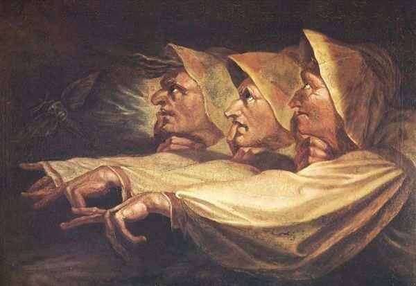 The Three Witches by Henry Fuseli, hand-painted oil reproduction