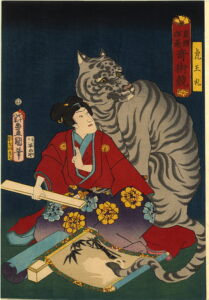 The Tiger by Utagawa Kunisada, hand-painted oil painting reproduction