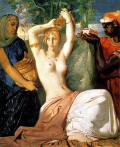 The Toilet of Esther by Théodore Chassériau, hand-painted oil painting reproduction