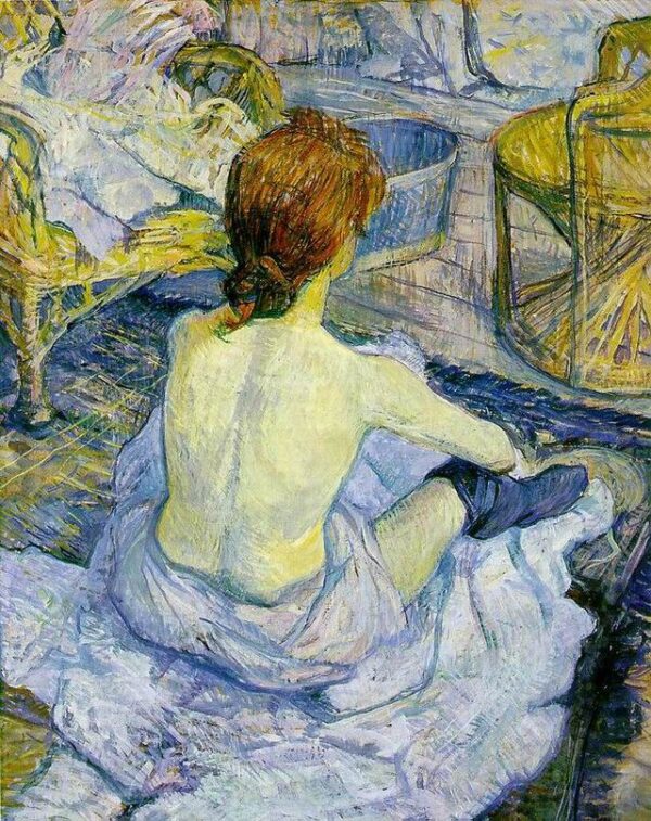 The Toilette by Toulouse-Lautrec, hand-painted oil painting reproduction
