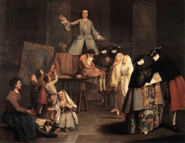 The Tooth Puller by Pietro Longhi, hand-painted oil painting reproduction