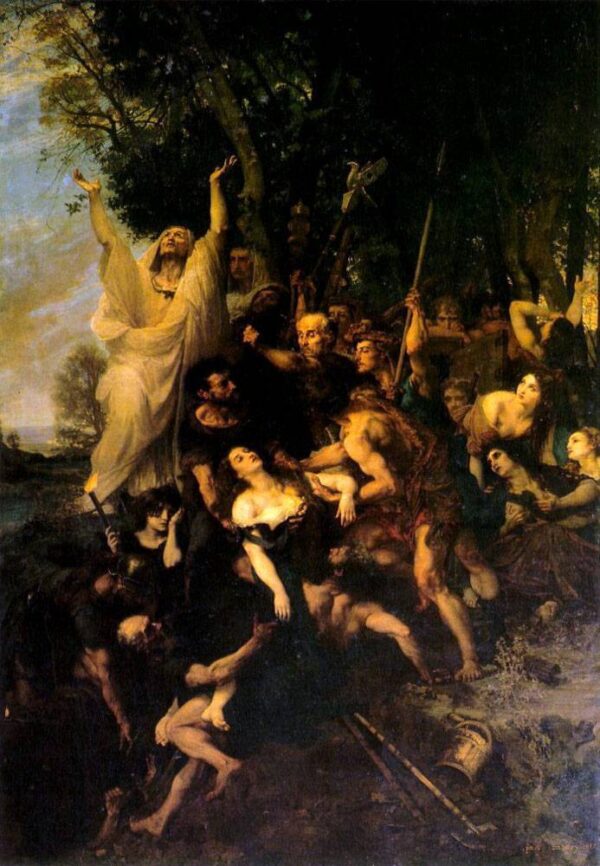 The Torment Of Vestale by Paul Baudry, hand-painted oil painting reproduction