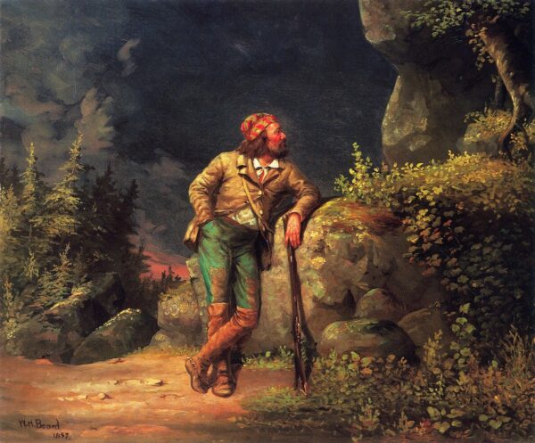 The Trapper by William Holbrook Beard, hand-painted oil painting reproduction