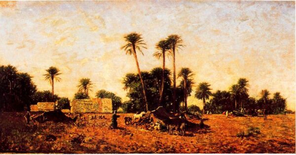 The Tribal Tents by Fromentin, hand-painted oil painting reproduction