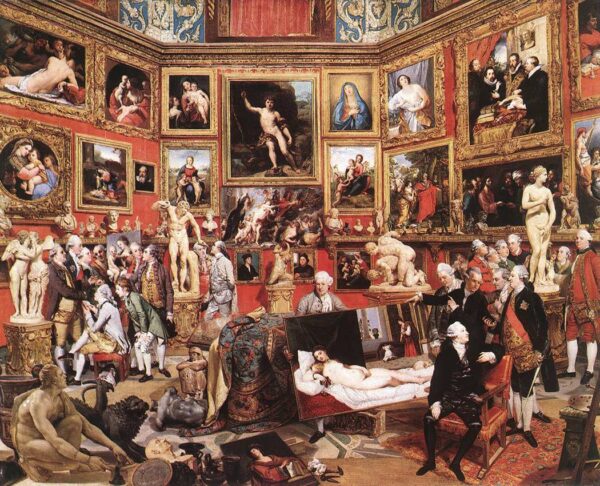 The Tribuna of the Uffizi by Johann Zoffany, hand-painted oil reproduction