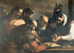 The Tribute Money by Mattia Preti, hand-painted oil painting reproduction