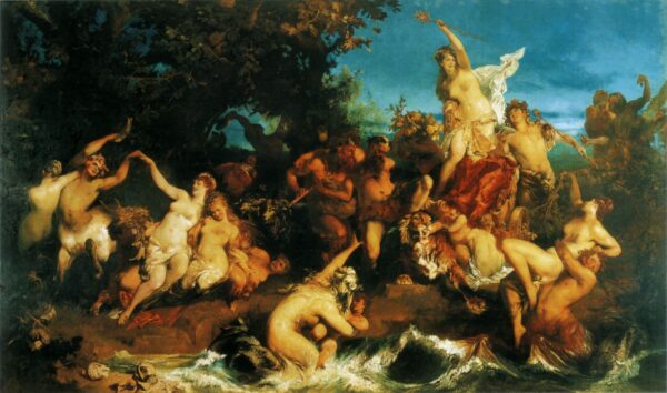 The Triumph of Ariadne by Hans Makart, hand-painted oil painting reproduction