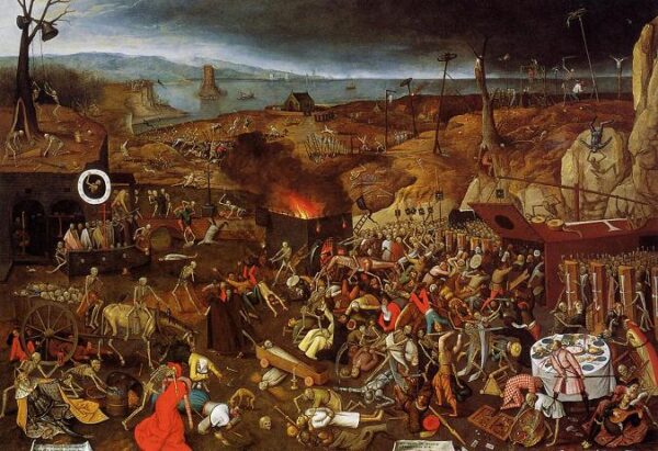 The Triumph of Death by Pieter Brueghel the Younger, hand-painted oil painting reproduction