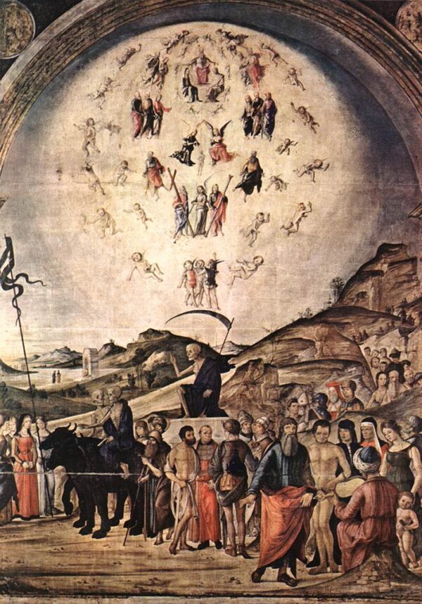 The Triumph of Death by Lorenzo Costa, hand-painted oil painting reproduction