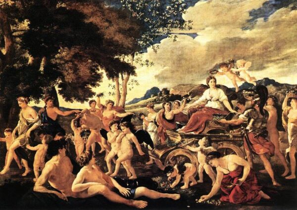 The Triumph of Flora by Nicolas Poussin, hand-painted oil painting reproduction