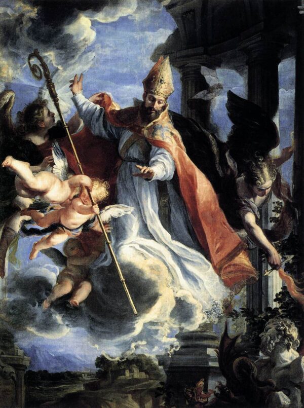 The Triumph of St Augustine by Claudio Coello, hand-painted oil painting reproduction