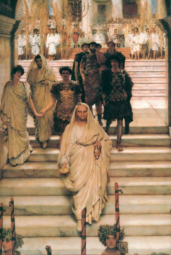 The Triumph of Titus by Lawrence Alma-Tadema, hand-painted oil reproduction