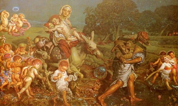 The Triumph of the Innocents by William Holman Hunt, hand-painted oil painting reproduction