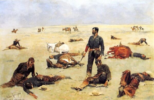 The Trooper II by Frederic Remington, hand-painted oil painting reproduction