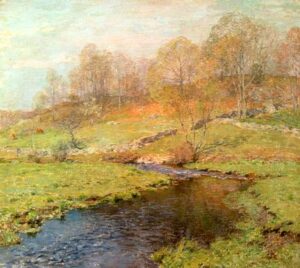 The Trout by Willard Metcalf, hand-painted oil painting reproduction