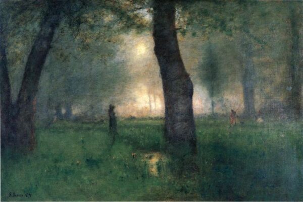 The Trout Brook by George Inness, hand-painted oil painting reproduction