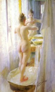 The Tub by Anders Zorn, hand-painted oil painting reproduction