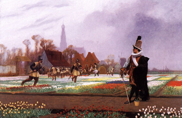 The Tulip Folly by Jean-Léon Gérôme, hand-painted oil painting reproduction