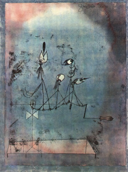 The Twittering Machine by Paul Klee, hand-painted oil reproduction
