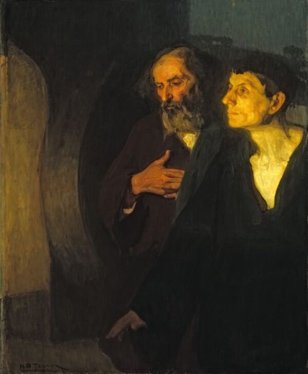 The Two Disciples at the Tomb by Henry Ossawa Tanner, hand-painted oil painting reproduction