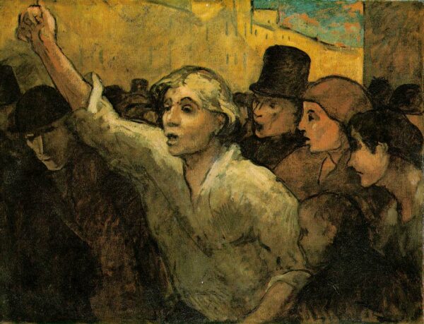 The Uprising by Honoré Daumier, hand-painted oil reproduction