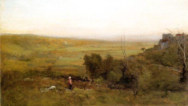 The Valley by George Inness, hand-painted oil painting reproduction