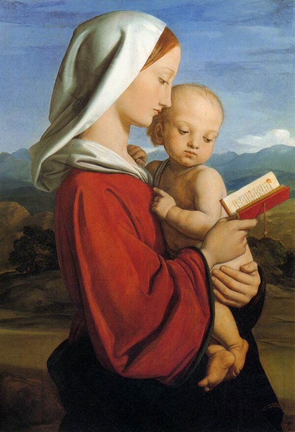 The Virgin and Child by William Dyce, hand-painted oil reproduction