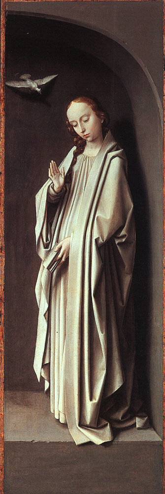 The Virgin of the Annunciation by Gerard David, hand-painted oil reproduction