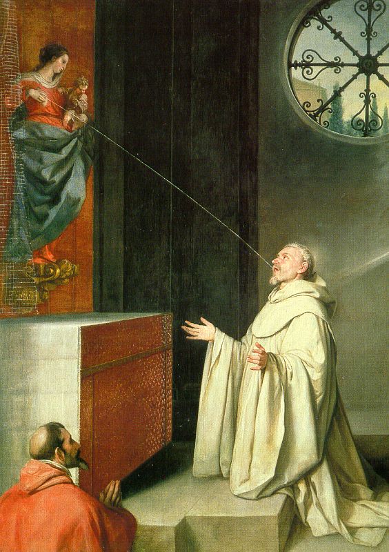 The Vision of Saint Bernard by Alonso Cano, hand-painted oil reproduction