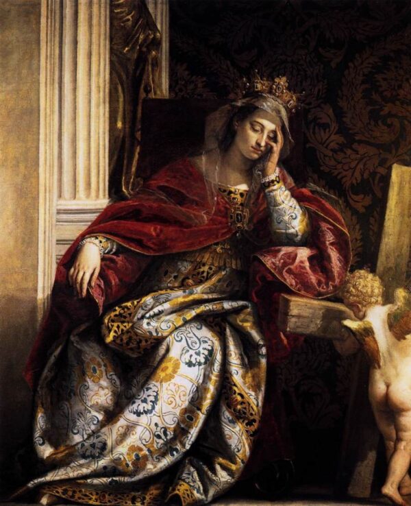 The Vision of St. Helena II by Paolo Veronese, hand-painted oil painting reproduction