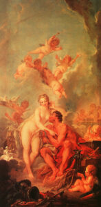 The Visit of Venus to Vulcan by François Boucher, hand-painted oil painting reproduction