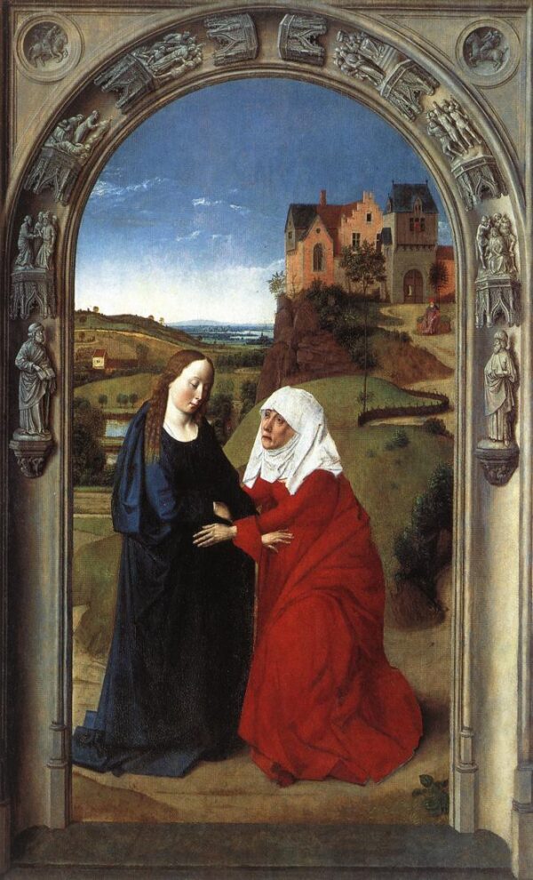 The Visitation by Dieric Bouts the Elder, hand-painted oil painting reproduction