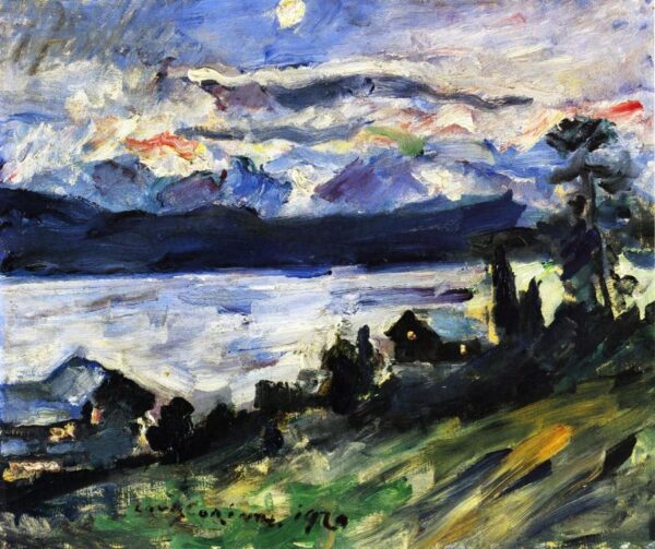 The Walchensee on Saint John’s Eve by Lovis Corinth, hand-painted oil painting reproduction