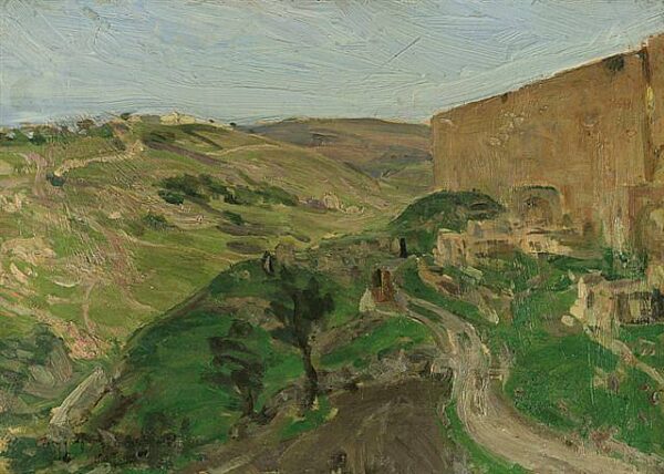 The Walls Of Jerusalem by Henry Ossawa Tanner, hand-painted oil painting reproduction