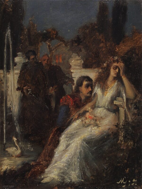 The Watch by Maurycy Gottlieb, hand-painted oil painting reproduction