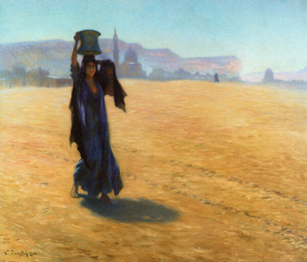 The Water Carrier by Ludwig Deutsch, hand-painted oil painting reproduction