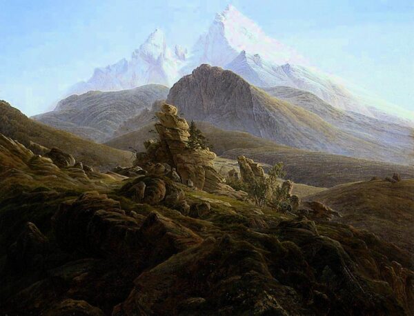 The Watzmann by Caspar David Friedrich, hand-painted oil painting reproduction