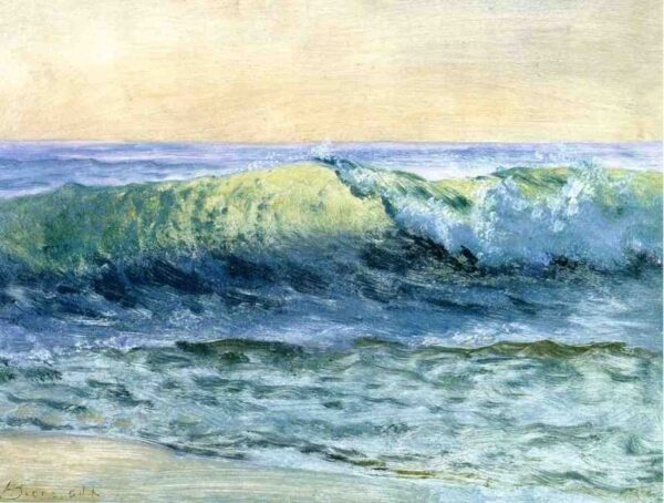 The Wave by Albert Bierstadt, hand-painted oil painting reproduction