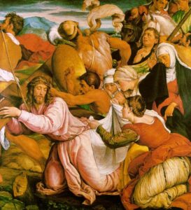 The Way To Calvary by Jacopo Bassano, hand-painted oil painting reproduction
